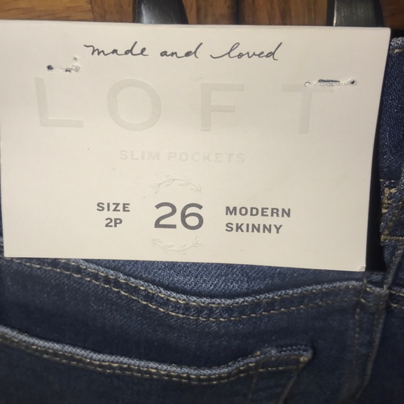 Loft Modern Skinny Side Stripe Slim Pocket Jeans - Picture 4 of 4